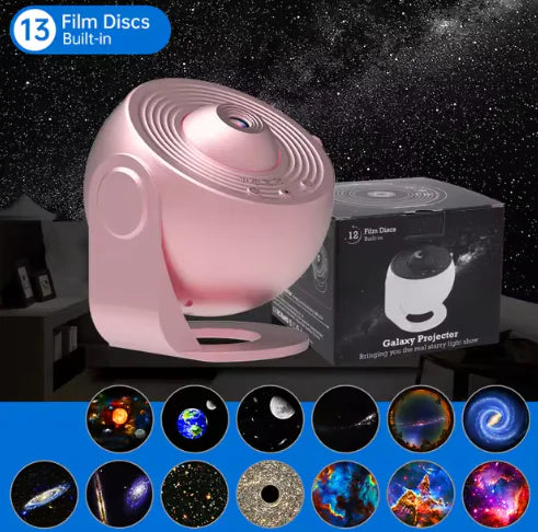 Galaxy Projector Night Light – 360° Rotating Starry Sky Lamp for Kids, Bedroom Decor, and Gifts