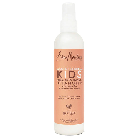 Sheamoisture Kids Extra Moisturizing Detangler for Curly Hair Coconut and Hibiscus Kids Detangler with Shea Butter 8 oz 8 Fl Oz (Pack of 1)