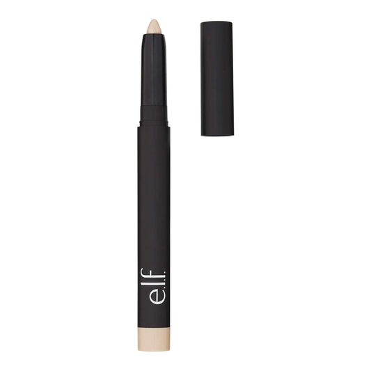 e.l.f. No Budge Shadow Stick, Smudge-Proof, Long Lasting, Creamy, Blends Effortlessly, Avoids Creasing, Perfect Pearl, All-Day Wear, 0.056 Oz 0.06 Ounce (Pack of 1)