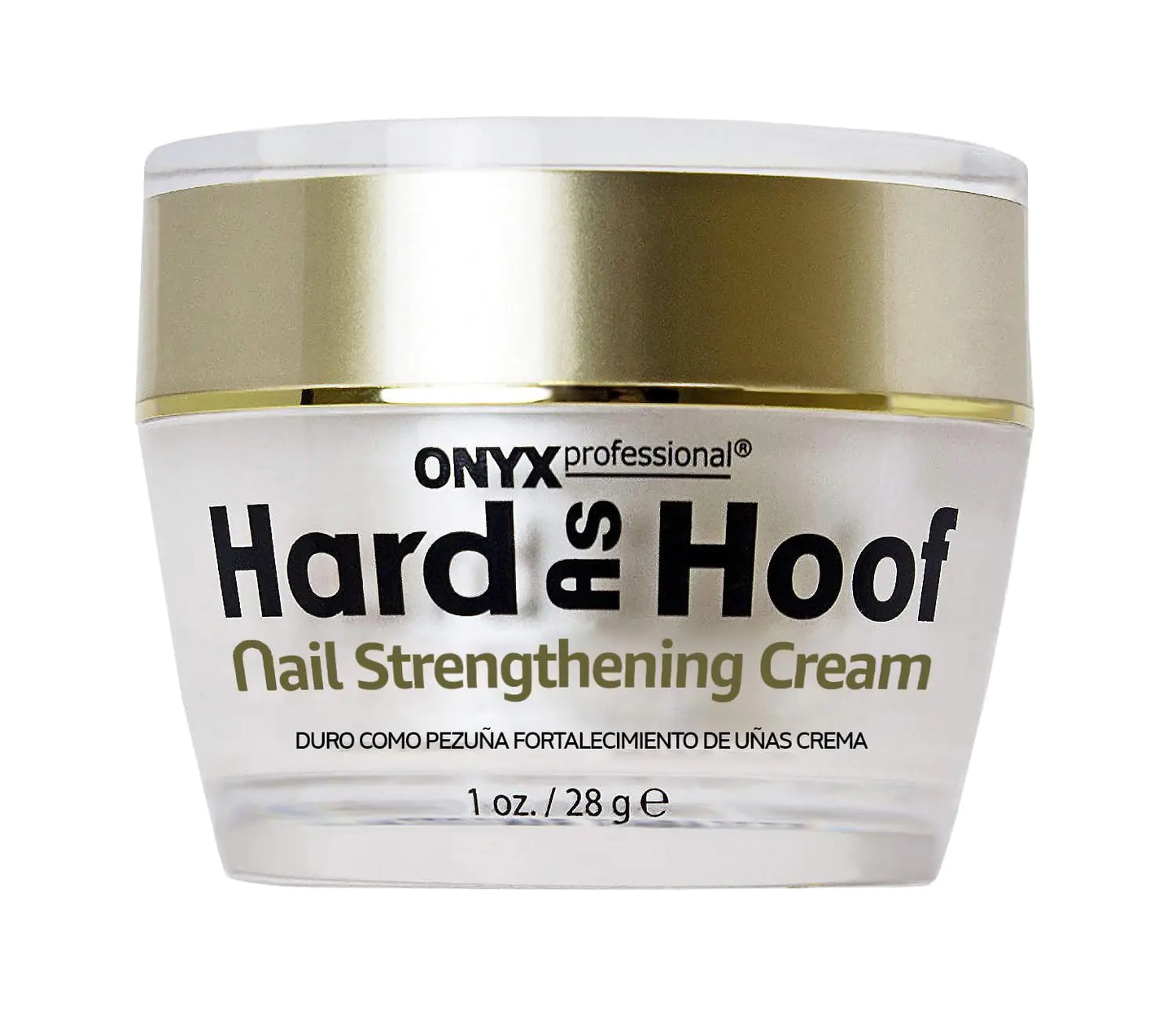 Hard As Hoof Nail Strengthening Cream with Coconut Scent, Nail Growth & Conditioning Cuticle Cream Stops Splits, Chips, Cracks & Strengthens Nails, 1 oz 1 Ounce (Pack of 1)